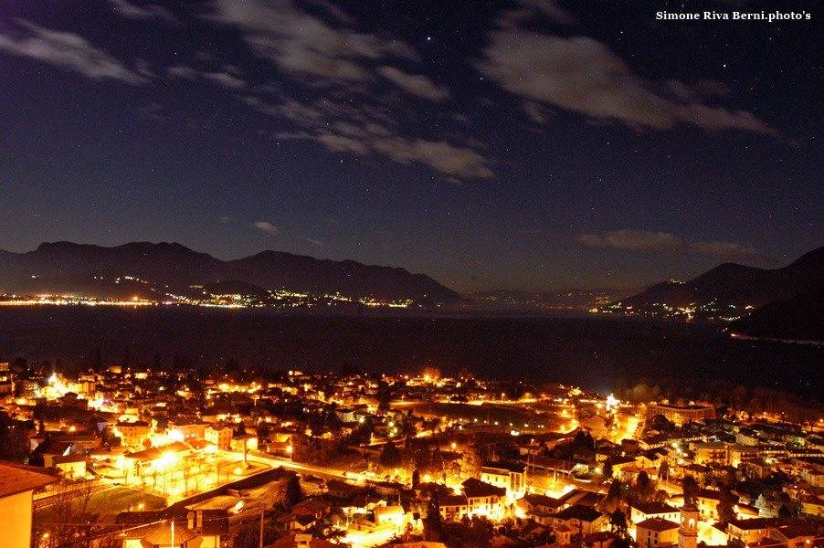 Maccagno panoramica notturna