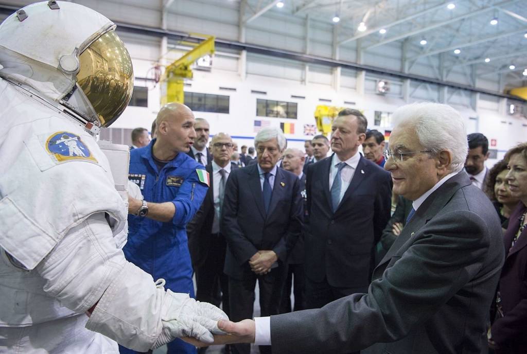 Sergio Mattarella alla Nasa