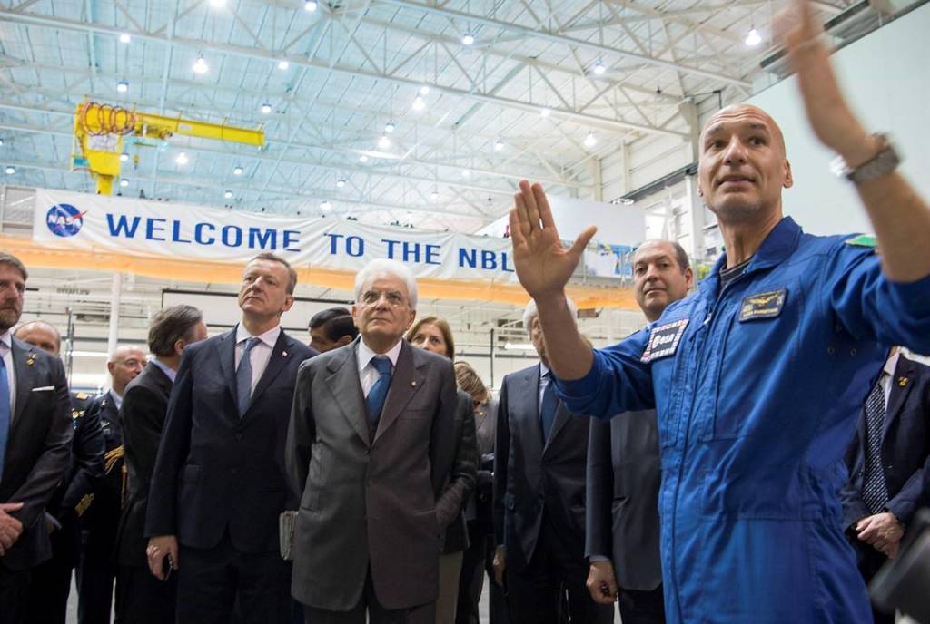 Sergio Mattarella alla Nasa