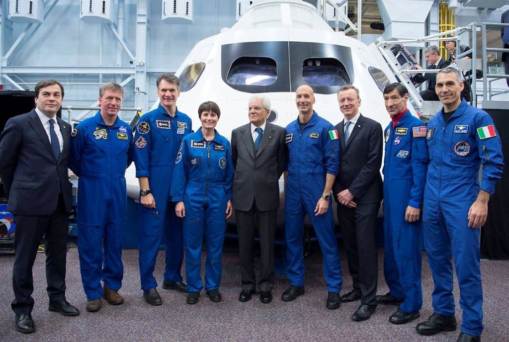 Sergio Mattarella alla Nasa