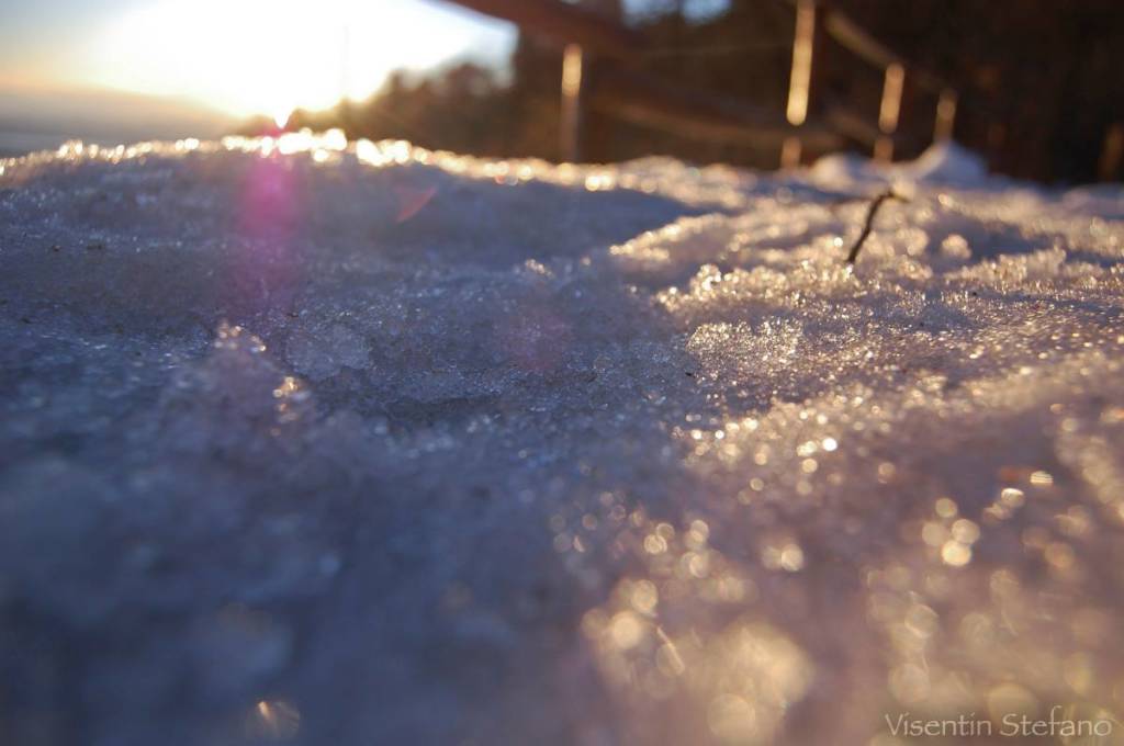 Tramonto innevato