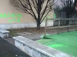 Vandali al parco di Legnano