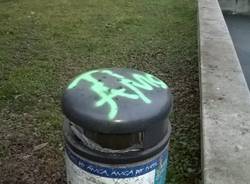 Vandali al parco di Legnano