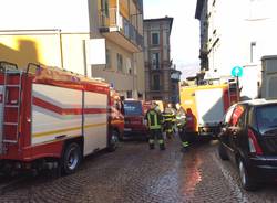 Vigili del fuoco Luino al lavoro tutta la notte