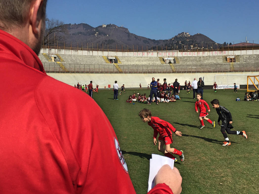 Alla festa del Varese protagonisti i giovanissimi