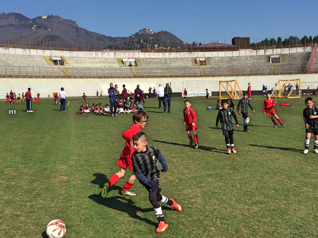 Alla festa del Varese protagonisti i giovanissimi
