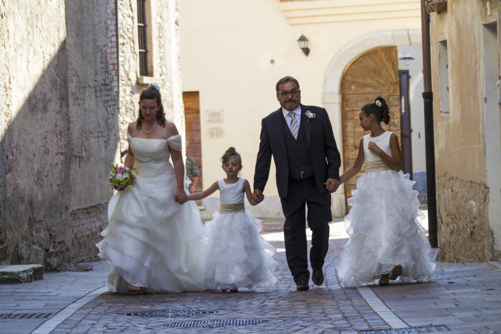 Paola e Gianni con Rebecca e Noemi