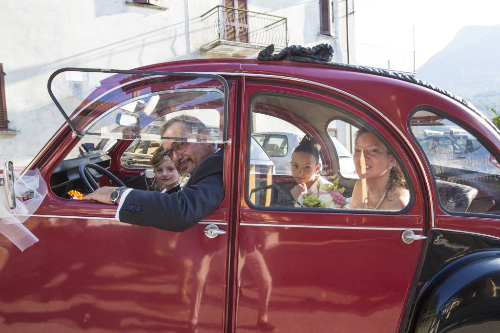 Paola e Gianni con Rebecca e Noemi