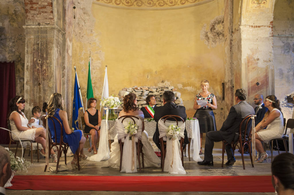 Paola e Gianni con Rebecca e Noemi