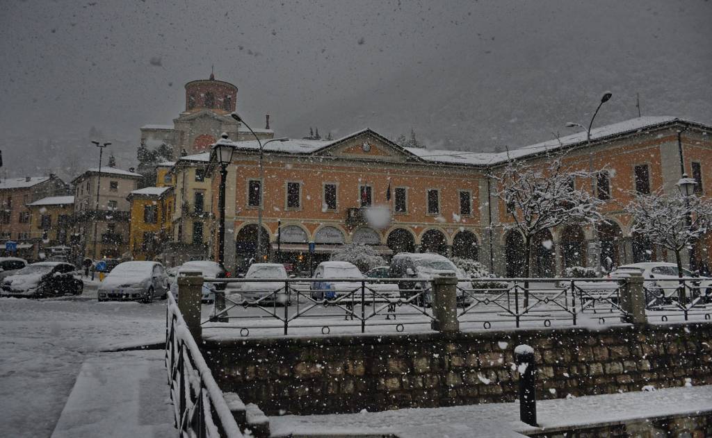 Laveno sotto la neve