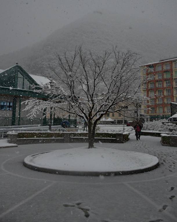 Laveno sotto la neve