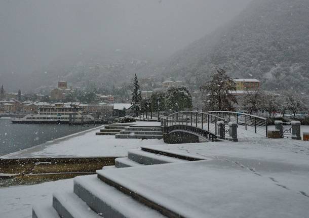 Laveno sotto la neve