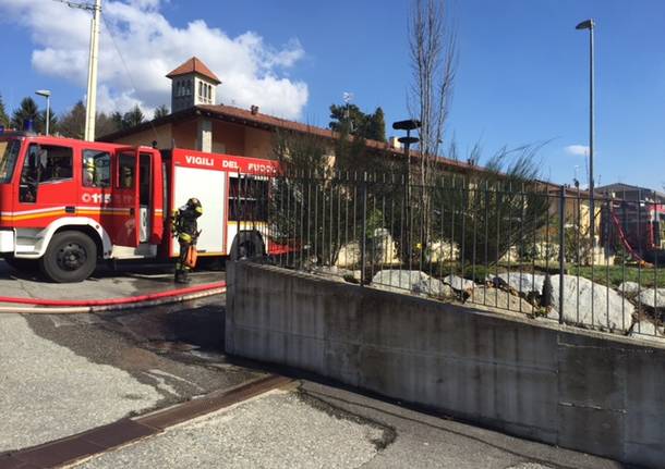 Incendio a  Cocquio Trevisago