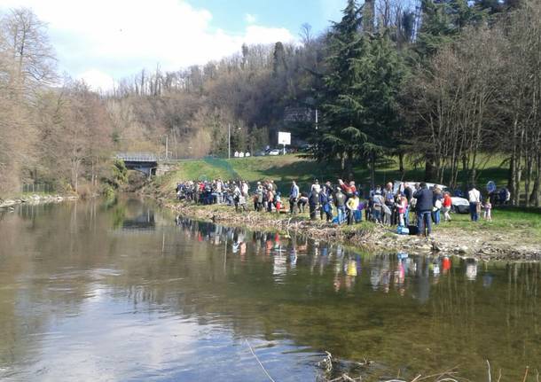 Gara di pesca per bambini a Besozzo 