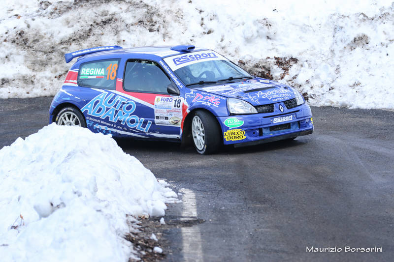Il Rally dei Laghi sul Cuvignone innevato