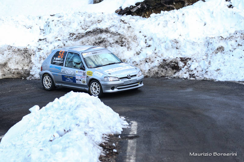 Il Rally dei Laghi sul Cuvignone innevato