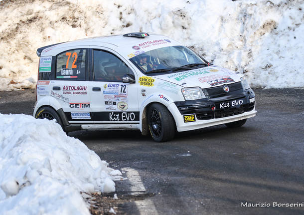 Il Rally dei Laghi sul Cuvignone innevato