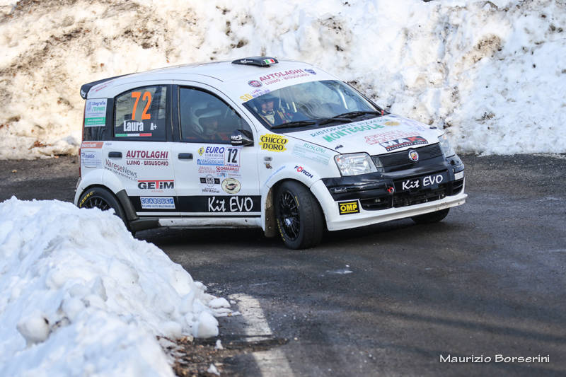 Il Rally dei Laghi sul Cuvignone innevato