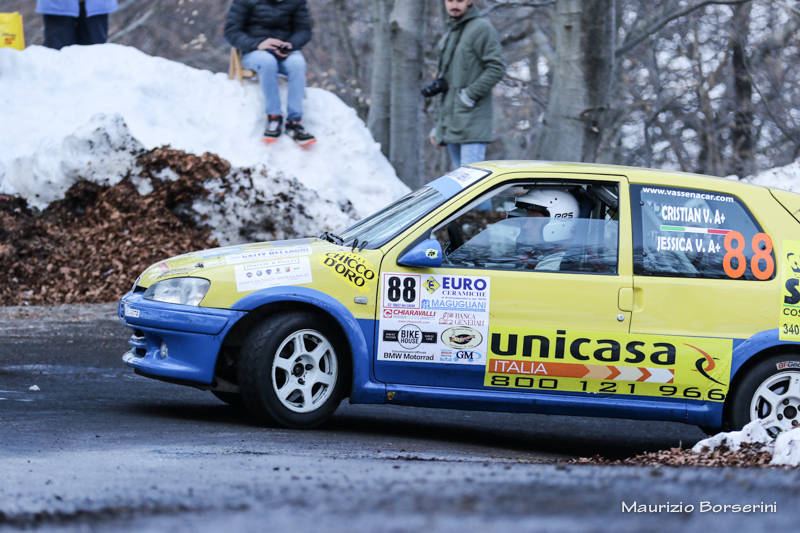 Il Rally dei Laghi sul Cuvignone innevato