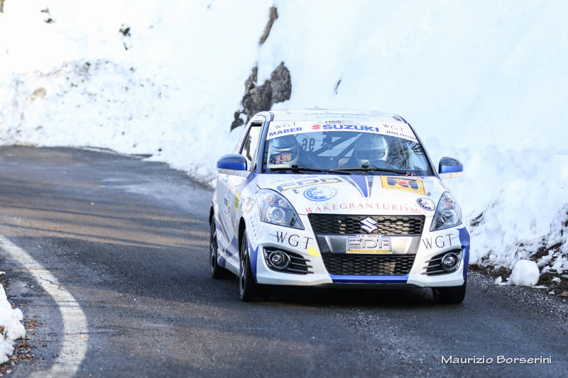 Il Rally dei Laghi sul Cuvignone innevato