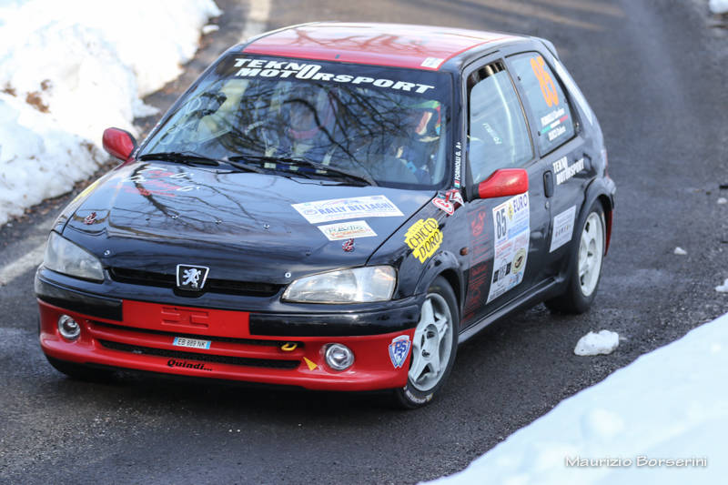 Il Rally dei Laghi sul Cuvignone innevato