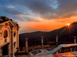 Il Sacromonte nei primi giorni di Primavera al tramonto