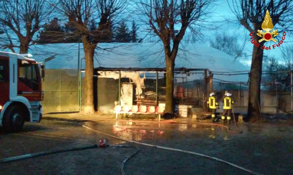 incendio deposito solbiate arno