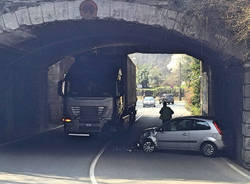 Incidente nel sottopasso di via Gasparotto