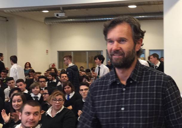 L'incontro tra Cracco e i ragazzi del Falcone