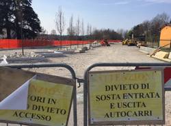 lavori parcheggio ciclabile marzo 2016