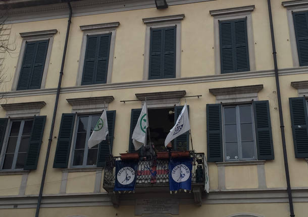 Orrigoni nella sede della Lega