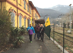 Porto Ceresio - manifestazione ferrovia