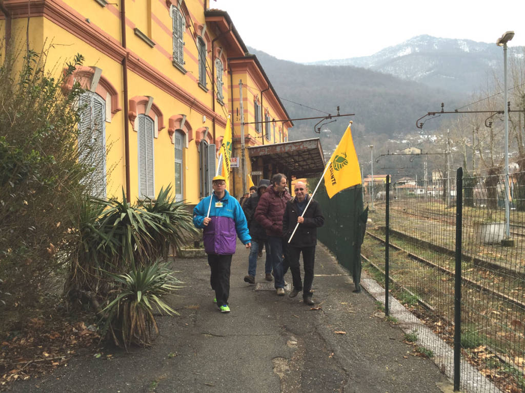 Porto Ceresio - manifestazione ferrovia