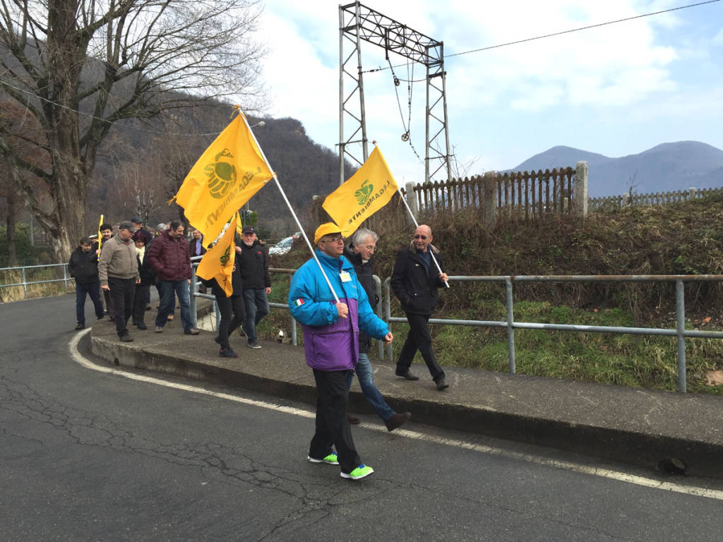 Porto Ceresio - manifestazione ferrovia