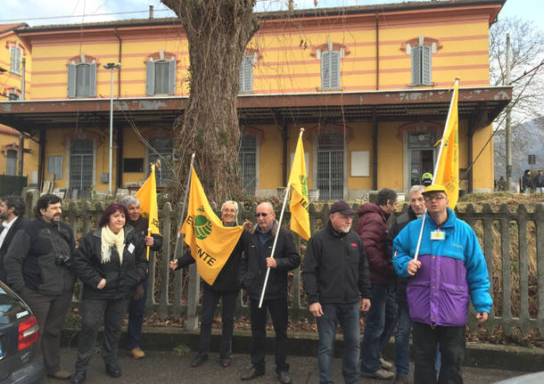 Porto Ceresio - manifestazione ferrovia