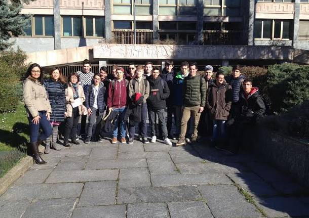 studenti in visita al tribunale di Busto Arsizio