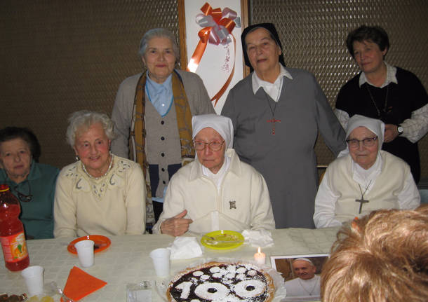 Suor Germana festeggia i 100 anni