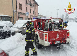 vigili del fuoco neve