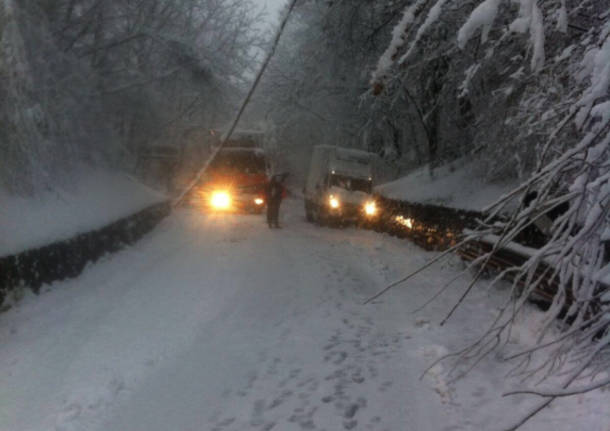 vigili del fuoco neve