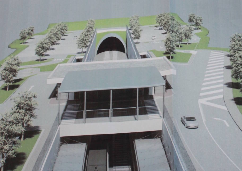 Cantello - disegni nuova stazione arcisate stabio