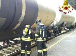 Gocciolamento cisterna ferrovia Sesto Calende