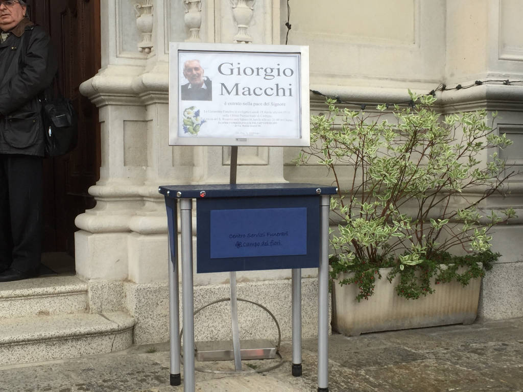 I funerali di Giorgio Macchi