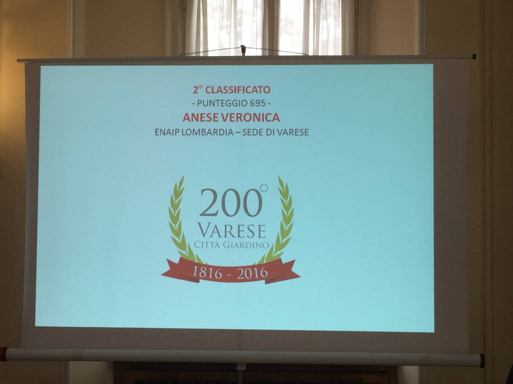 Il logo dei 200 anni di Varese città 