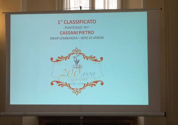 Il logo dei 200 anni di Varese città 