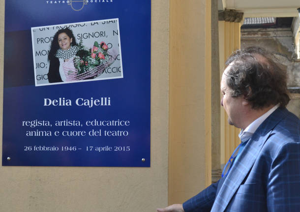 Il Teatro Sociale dedicato a Delia Cajelli