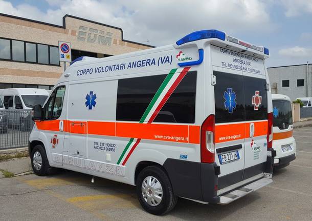 la nuova ambulanza del cva di angera