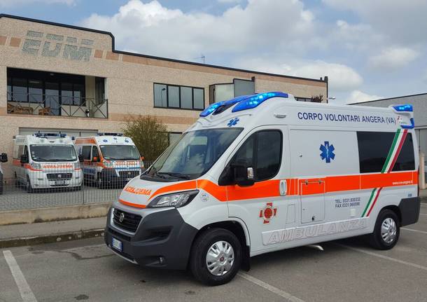 la nuova ambulanza del cva di angera