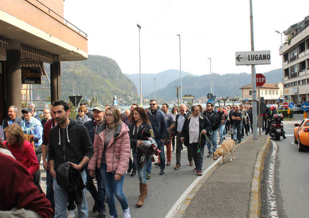 La protesta dei frontalieri