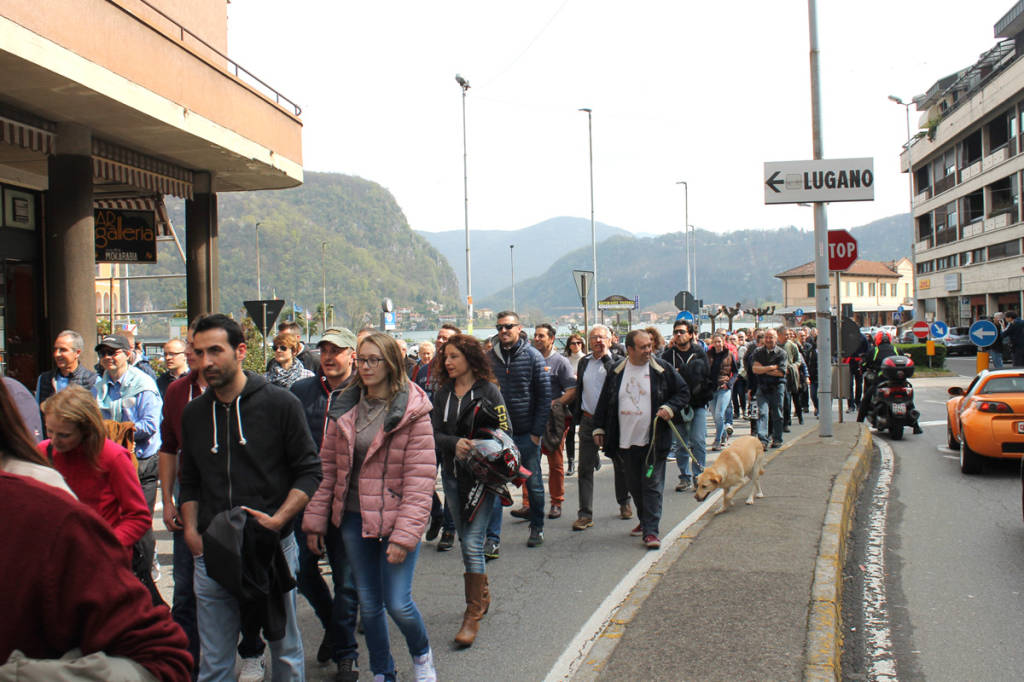 La protesta dei frontalieri