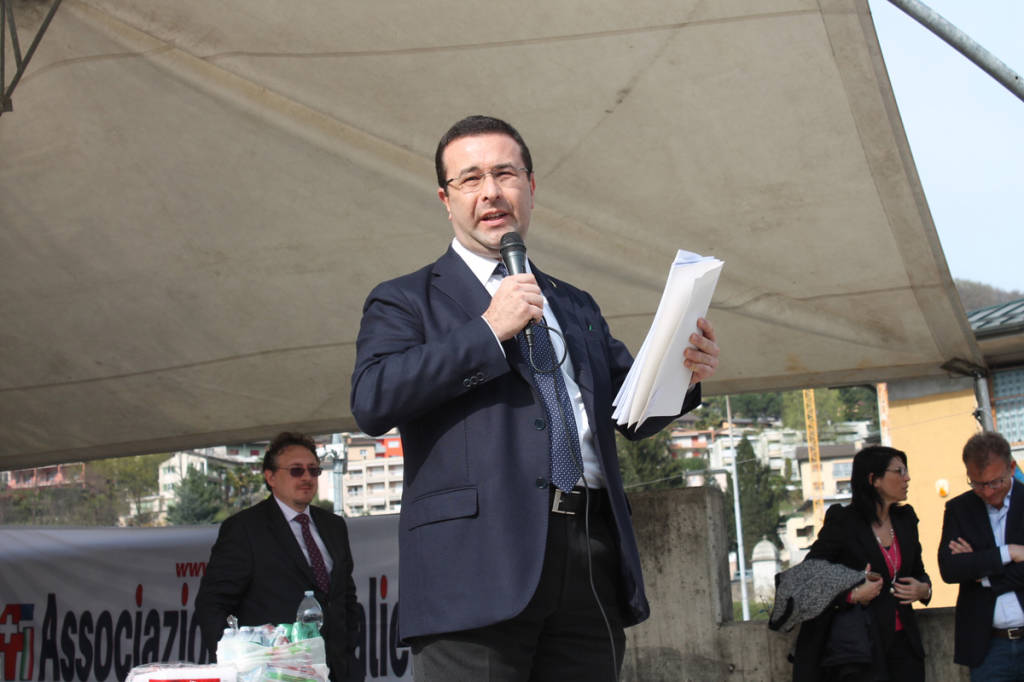 La protesta dei frontalieri